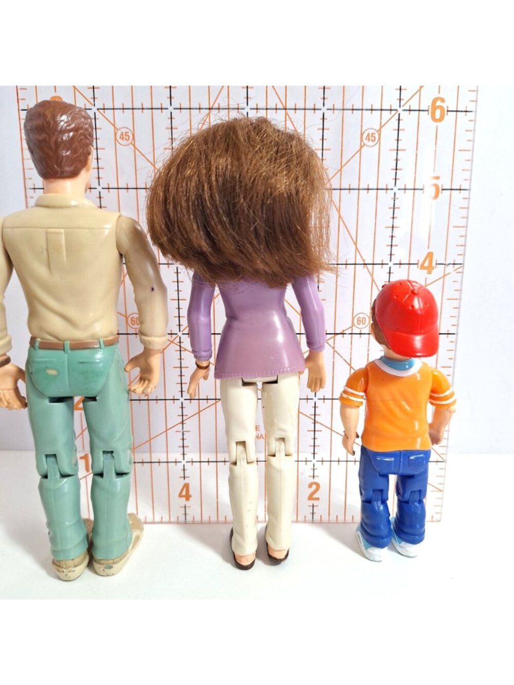 Loving Family Mom Dad Parents Girl Boy Men Women 7 Figure Lot 2002 - Picture 7 of 14